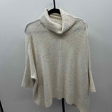 Loft Women's Size S Ivory Flecked Sweater