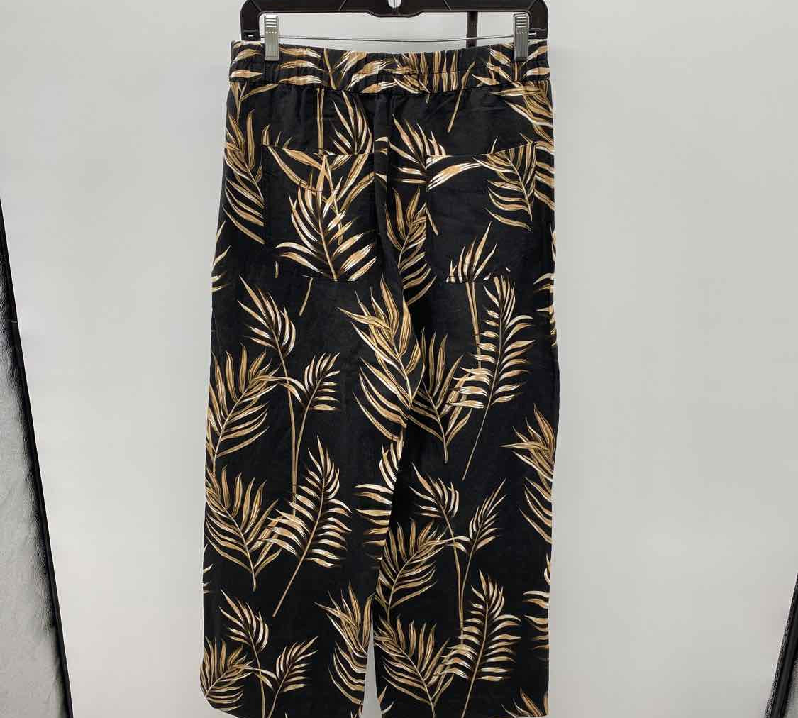 Renuar Women's Size 2 Black Leaf Pants