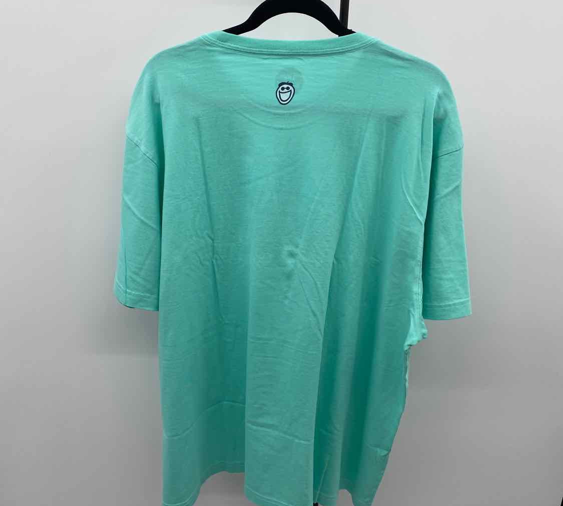 Life Is Good Men's Size XXL Aqua words New with Tags T-shirt