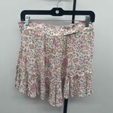 Vanilla Star Women's Size 18 Ivory Floral Shorts