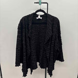 Joseph Ribikoff Women's Size 18 Black Textured Cardigan