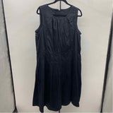 Talbots Women's Size 18W Black Solid Dress