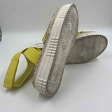 Franco Sarto Women's Shoe Size 8 Yellow Solid Sandals