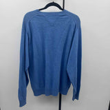 Tommy Hilfiger Men's Size L Blue Solid Sweater