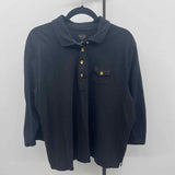 Talbots Women's Size 3X Black Solid Long Sleeve Shirt