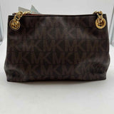 Michael Kors Women's Brown Luxe Signature Purse