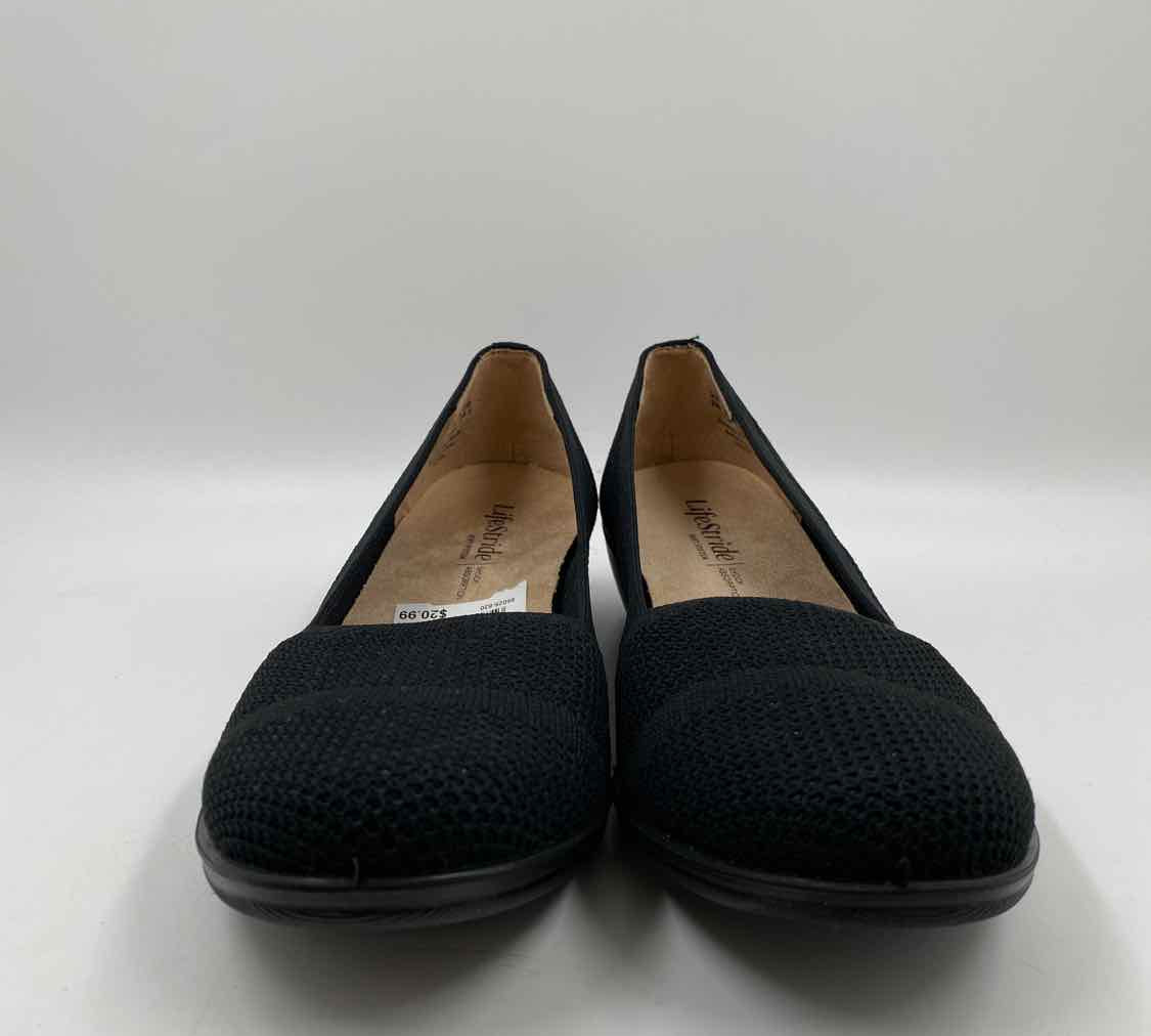 Life Stride Women's Shoe Size 9 Black Textured Casual Shoes