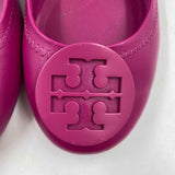 Tory Burch Women's Shoe Size 5 Magenta Solid Flats