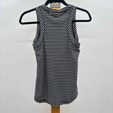 Calia Women's Size XS Black Stripe Sleeveless Shirt