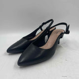 Clarks Women's Shoe Size 9 Black Solid Slingbacks