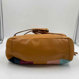 Fossil Women's Camel Luxe Color Block Backpack