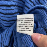 Habitat Women's Size L Blue Stripe Long Sleeve Shirt