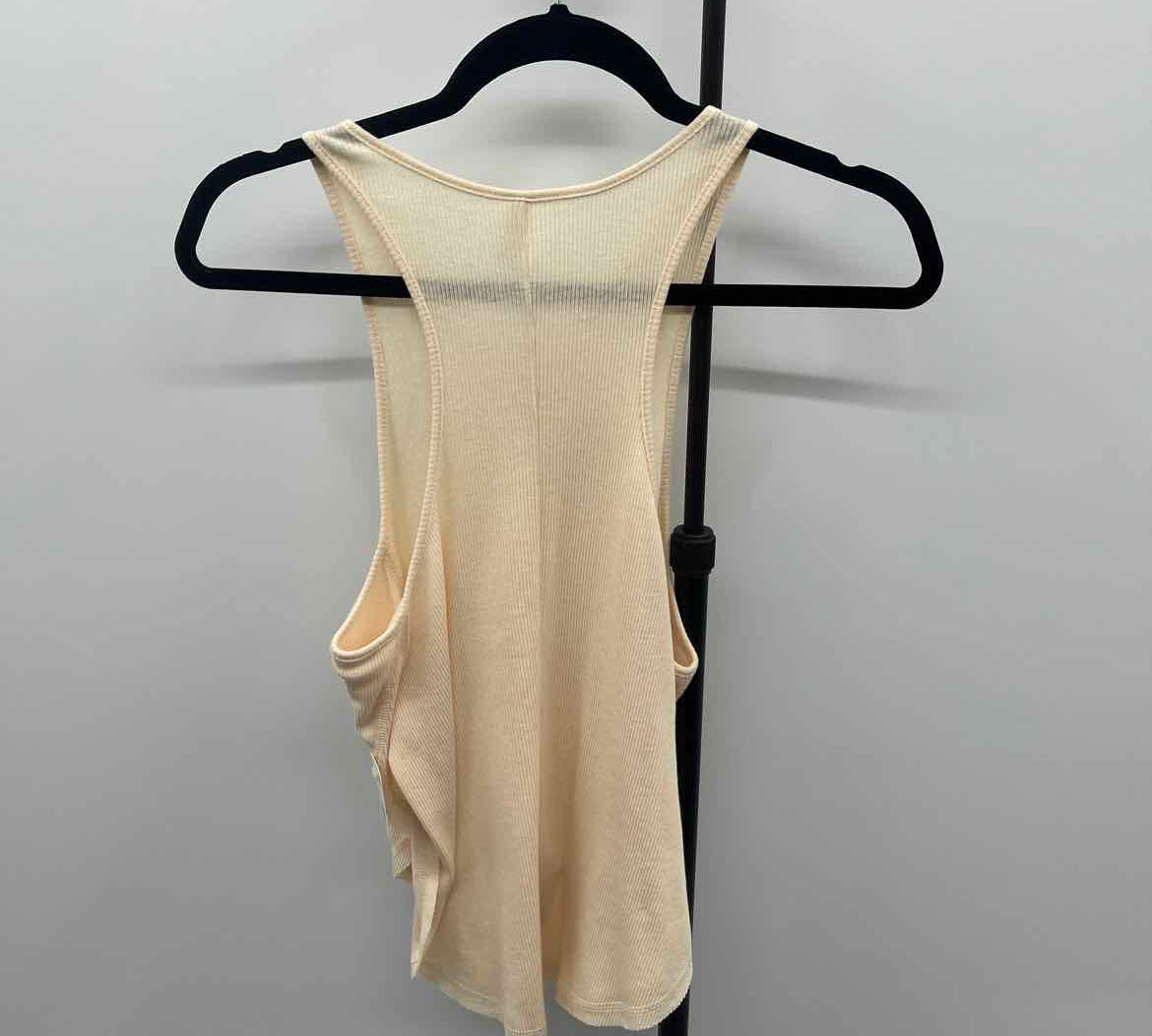 intimately Junior's Size M Cream Ribbed Tank