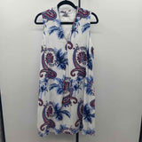 Tommy Bahama Women's Size 10 White Paisley Dress