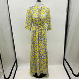 Tory Burch Women's Size SP Yellow Floral Dress