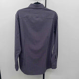 Mizzen & Main Men's Size M Purple Checkered Long Sleeve Shirt