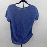 Columbia Women's Size M Blue Heathered Short Sleeve Shirt
