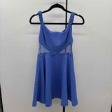 Free People Junior's Size S Blue Textured Dress