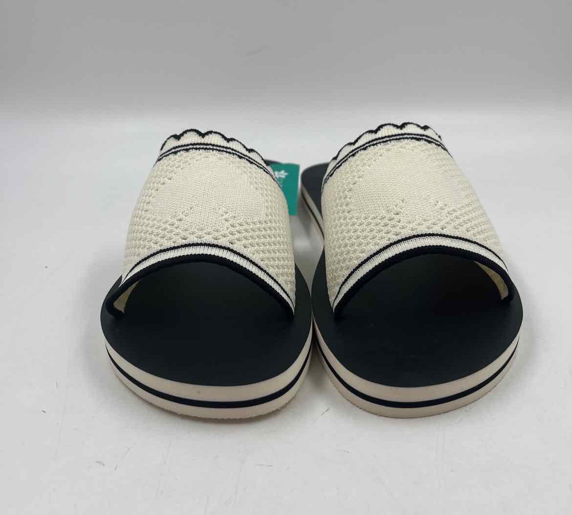 Kate Spade Women's Shoe Size 7 Ivory Textured Sandals