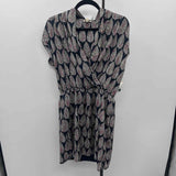 Maison Jules Women's Size 16 Navy Leaf Dress