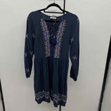 Knox Rose Women's Size 2 Blue Cross Stitch Dress