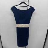 MIUSOL Women's Size 10 Navy Solid Dress