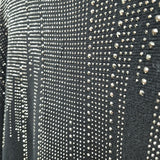 Liv Women's Size L Black Beaded Sweater