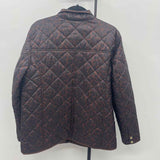 Talbots Women's Size L Brown Animal Print Jacket