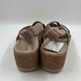 Bzees Women's Shoe Size 12 Taupe Beaded Sandals