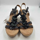 boc Women's Shoe Size 9 Black Floral Sandals
