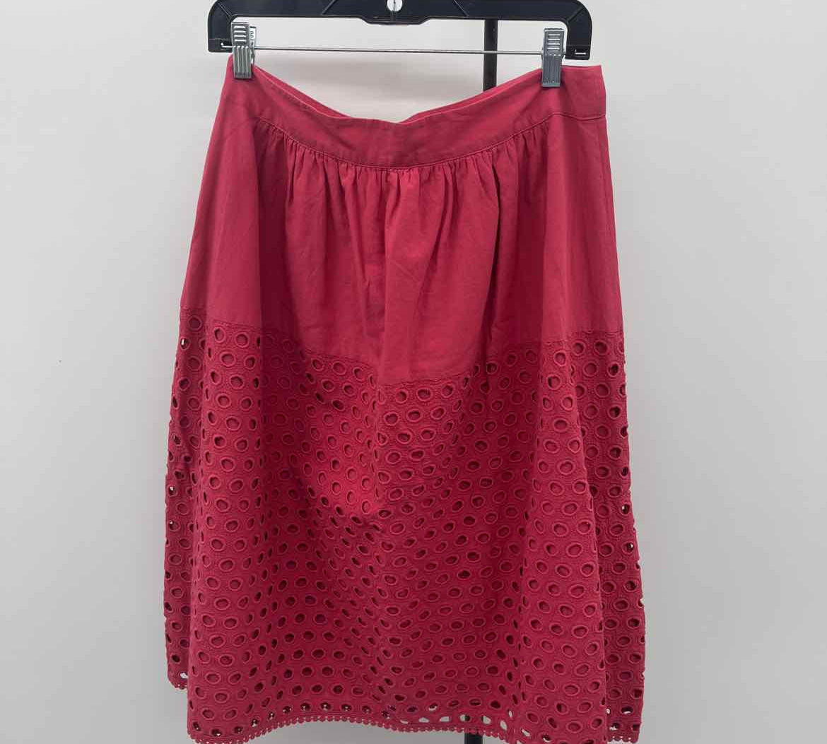 Loft Women's Size 6 Rose Circles Skirt