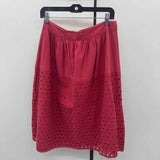 Loft Women's Size 6 Rose Circles Skirt