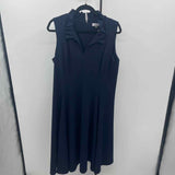 Calvin Klein Women's Size 16 Navy Solid Dress