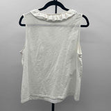 Talbots Women's Size XLP White Solid Sleeveless Shirt
