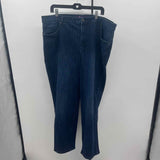 Gloria Vanderbilt Women's Size 20W Blue Solid Jeans