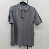 Ralph Lauren Men's Size L Charcoal Solid Short Sleeve Shirt