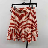 Banana Republic Women's Size 2 Red Abstract Skirt