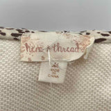 Hem & Thread Women's Size M Ivory Plush Jacket