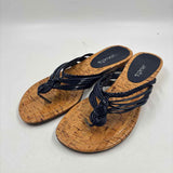 Coconuts Women's Shoe Size 8.5 Navy Solid Sandals