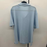 Vineyard Vines Men's Size 2XL Blue Striped Short Sleeve Shirt