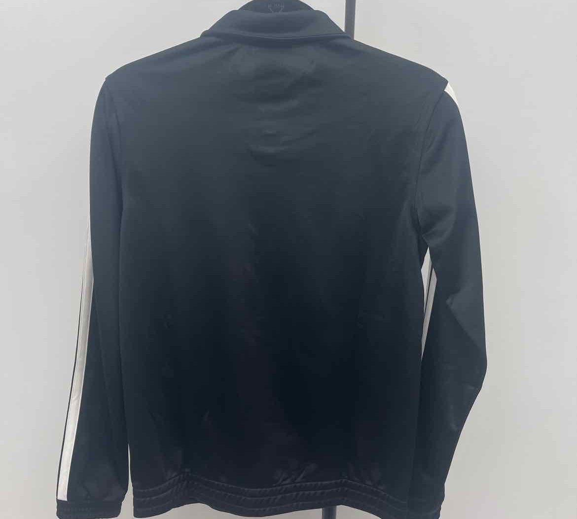 Adidas Junior's Size S Black Solid Jacket