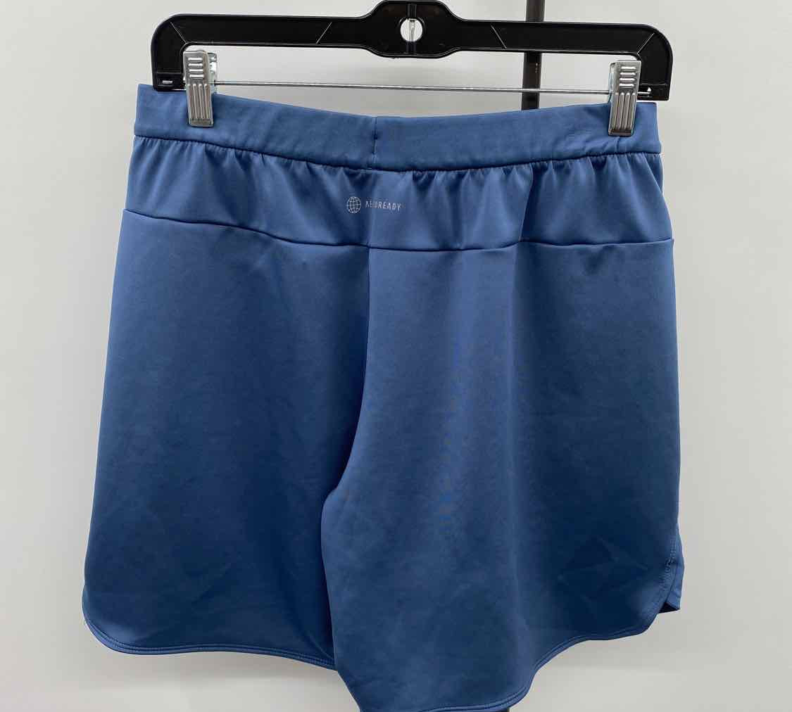 Adidas Men's Size M Blue Solid Shorts