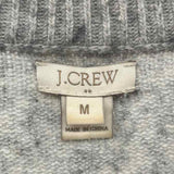 J Crew Women's Size M Gray Flecked Sweater