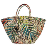 BRAHMIN MIRA BOTANICA Croc-Embossed Leather MELBOURNE Market Style Tote Bag Purse