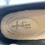 Clarks Women's Shoe Size 9.5 Black Tweed Loafers