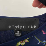 adelyn rae Women's Size 10 Navy Floral Dress