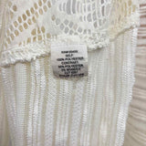 Unbranded Women's Size L Ivory Textured Coverup