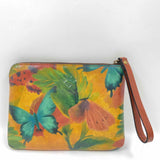 Patricia Nash Women's Yellow Luxe Butterfly Purse