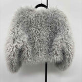 MNG Women's Size M Gray Fuzzy Jacket