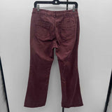 Pilcro Junior's Size 6 Wine Solid Pants